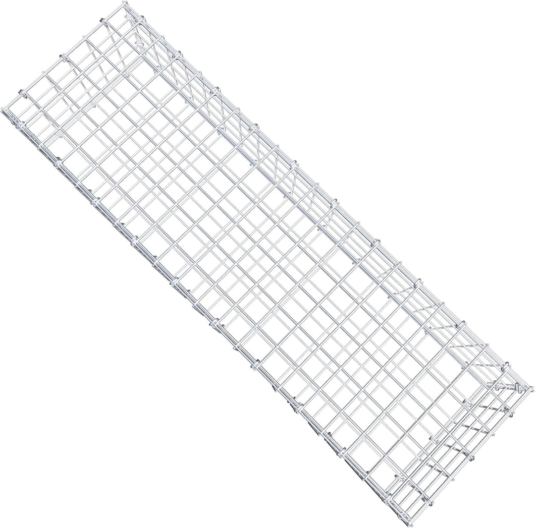 GABIONA Steinkorb-Gabione eckig, Maschenweite 5 x 5 cm, Tiefe 30 cm, Gabione 100 x 20 x 30 cm (L x H
