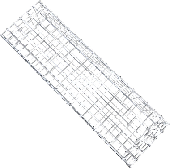 GABIONA Steinkorb-Gabione eckig, Maschenweite 5 x 5 cm, Tiefe 30 cm, Gabione 100 x 20 x 30 cm (L x H