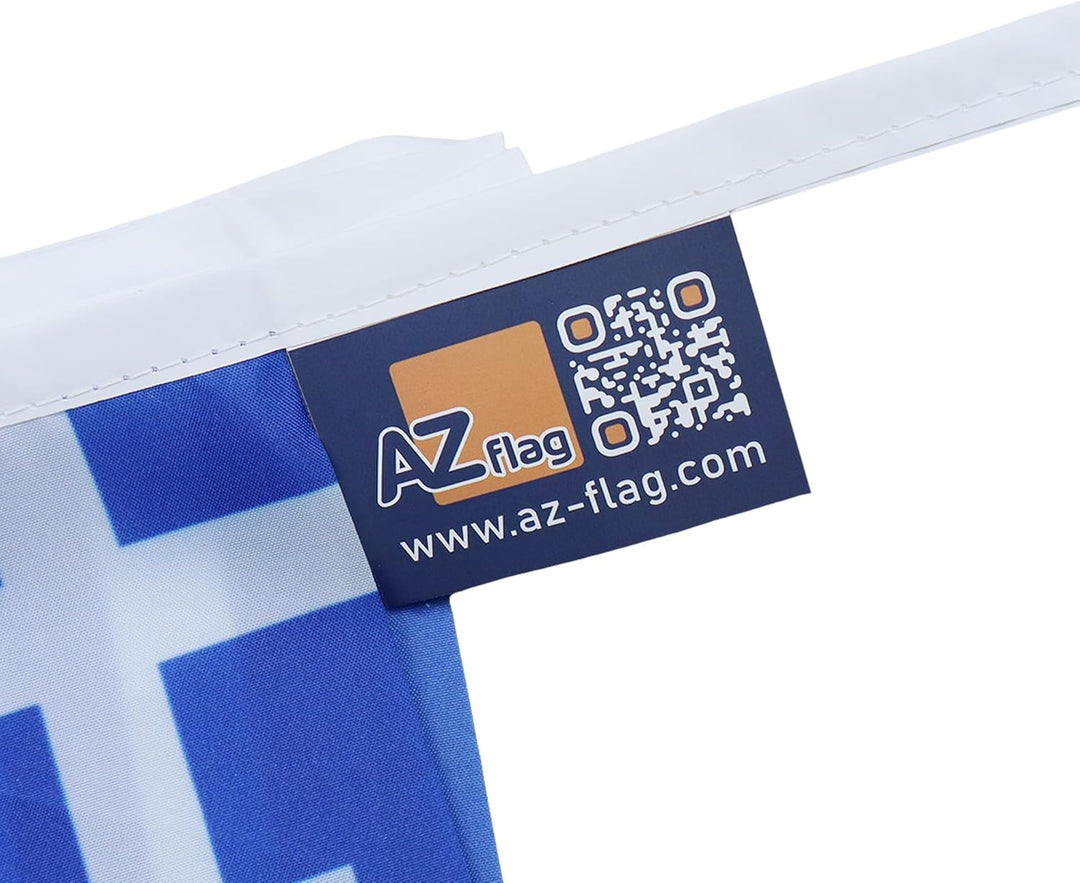AZ FLAG FAHNENKETTE GRIECHENLAND 12 Meter mit 20 flaggen 45x30cm- GRIECHISCHE Girlande Flaggenkette