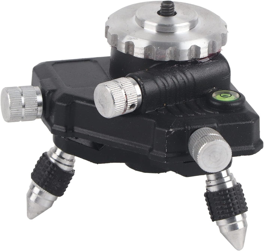 Oumefar 360 ° Laser Level Stand 360 Grad Standard Stativhalterung aus Aluminiumlegierung mit 1/4"Gew