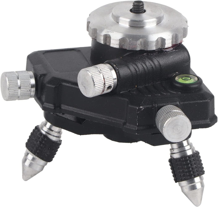 Oumefar 360 ° Laser Level Stand 360 Grad Standard Stativhalterung aus Aluminiumlegierung mit 1/4"Gew