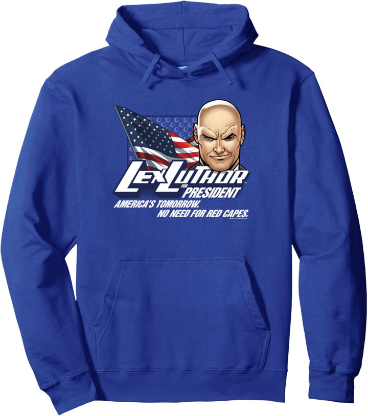 Superman Lex Luthor for President Pullover Hoodie
