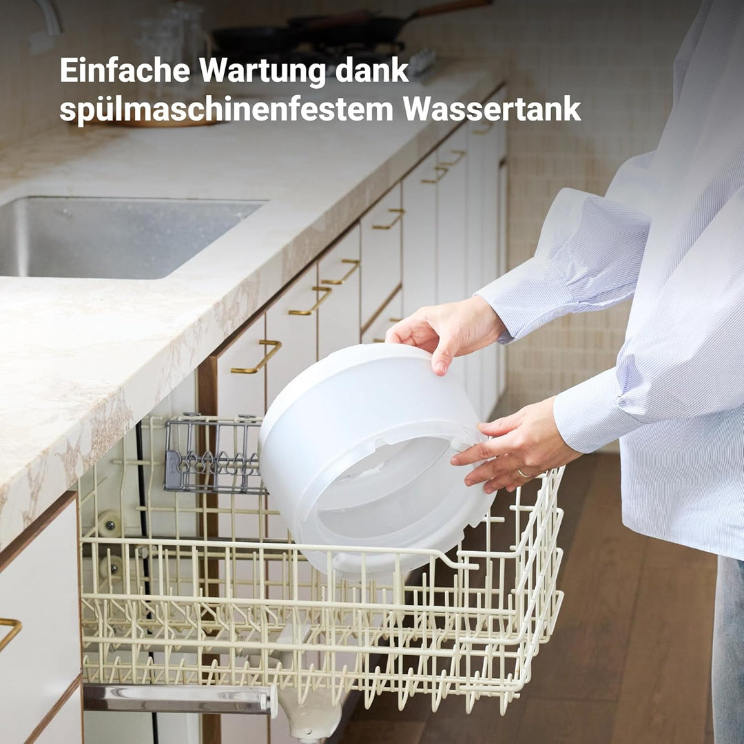 BLUEAIR Premium Smart Luftbefeuchter für Räume bis zu 46 m²: 3,5 l spülmaschinenfester Tank, bessere