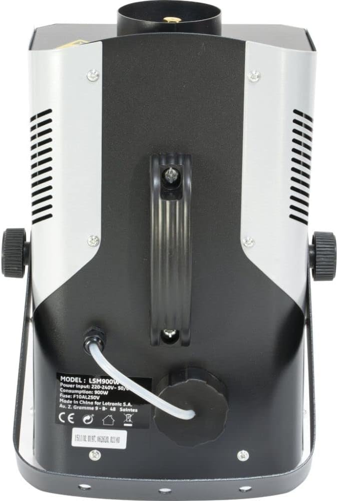 Ibiza - LSM900W - 900W Nebelmaschine mit Fernsteuerung - Schwarz und grau Maschine 900W, Maschine 90