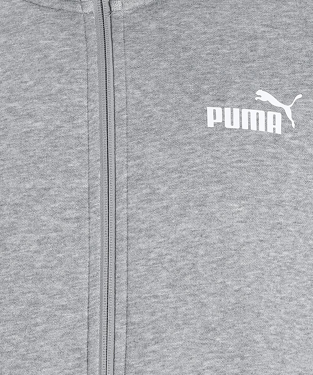 PUMA Herren Clean Sweat Suit Tr Trainingsanzug S Mittelgraues Heather, S Mittelgraues Heather