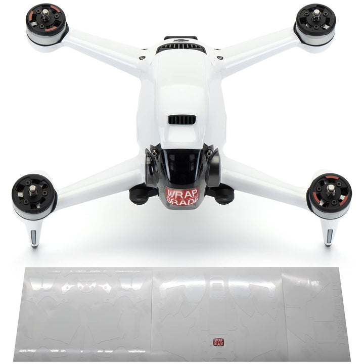 WRAPGRADE Skin Kompatibel mit DJI FPV (Racing White)