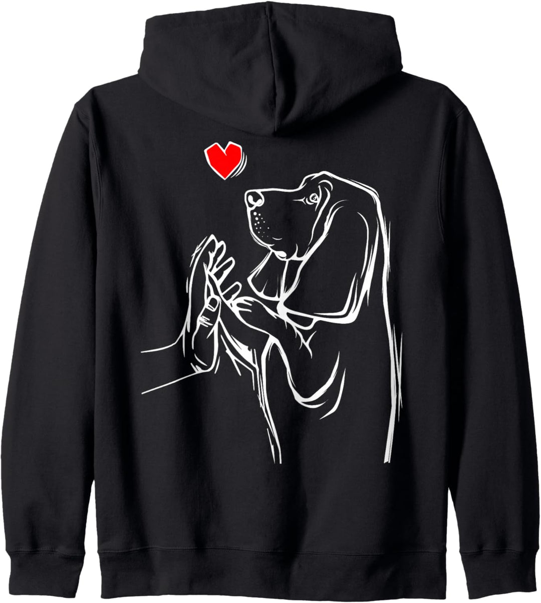 Basset Hound Hunde Liebe Frauchen Kapuzenjacke