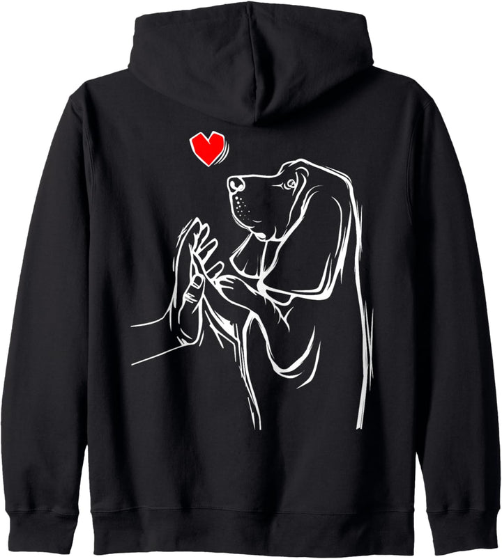 Basset Hound Hunde Liebe Frauchen Kapuzenjacke