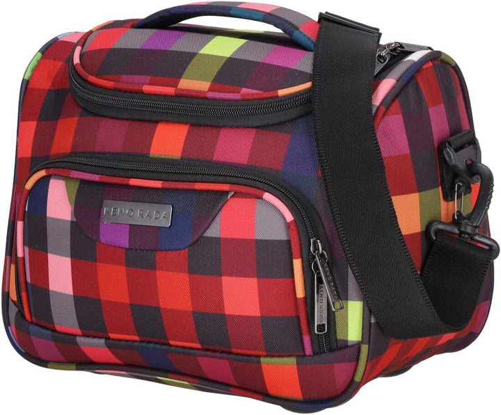 Beautycase SoftLITE | Reise Kulturtasche für unterwegs | praktische Aufteilung, Vier Fächer und Schl