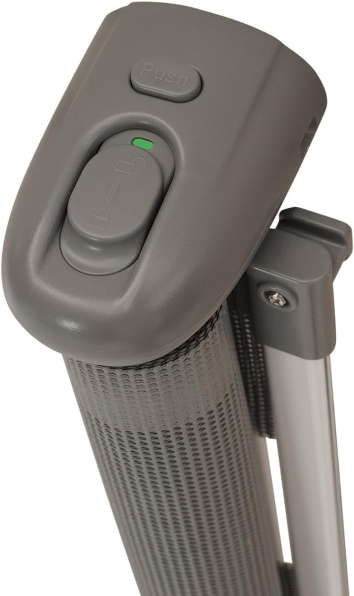 IDMarket - Einziehbares Schutzgitter für Haustiere 130 cm grau