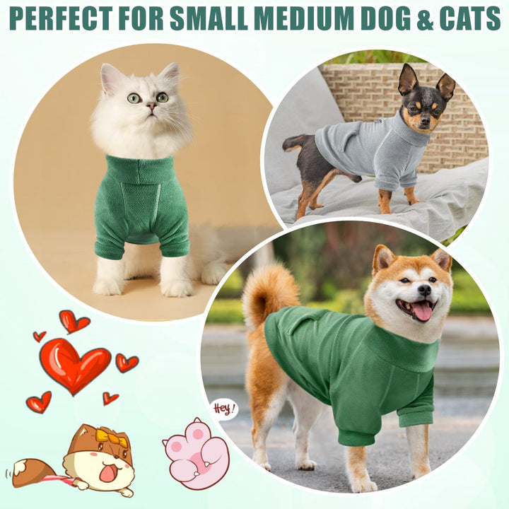 Mosukoirl Hundepullover Hund Hoodie Haustier Warme Mäntel Baumwolle Sweatshirts Hund Kleidung mit Ta