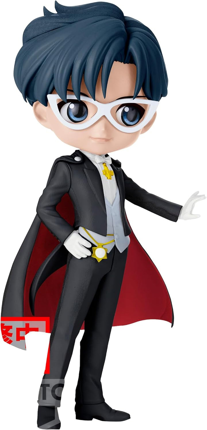 BANPRESTO Sailor Moon Cosmos - Tuxedo Mask - Q Posket 14cm Smoking-maske (Ver. A), Smoking-maske (Ve