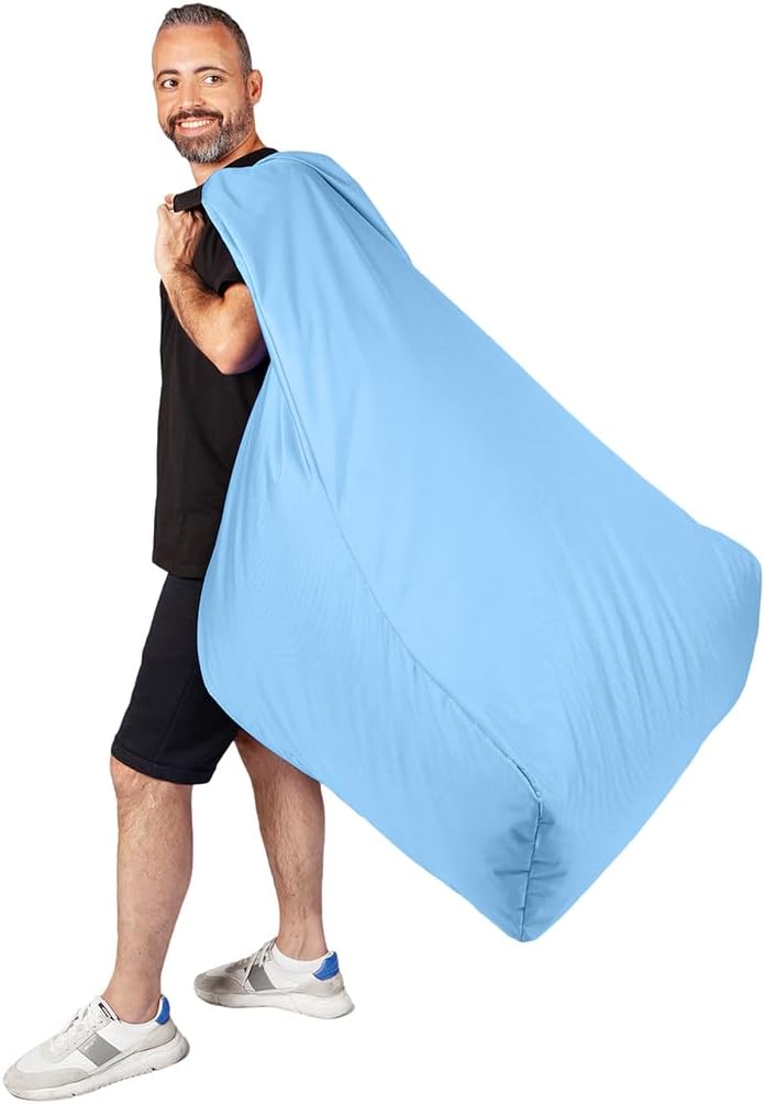 PATCH HOME Sitzsack Sitzkissen Beanbag Premium Lounge Gaming Sessel inkl. Würfel In &amp; Outdoor geeign