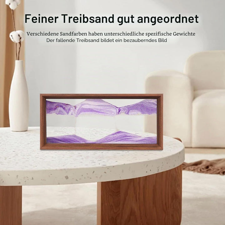 AzureLeap Sandbilder zum Drehen 3D Sandscape die Sandkunst in Tiefsee Fliessende Sandmalerei Sandbil