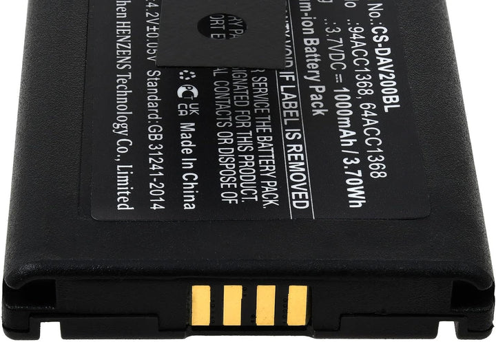 Akku kompatibel mit Datalogic Typ BP08-000600, 3,7V, Li-Ion