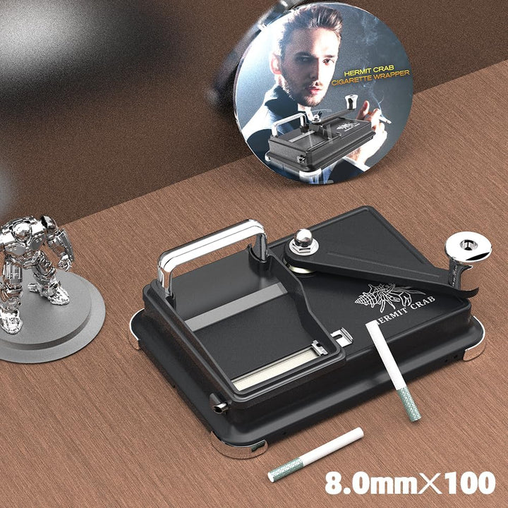 HERMIT CRAB Zigarettenrollmaschine | Zigaretteninjektor | Dual Rail Design Manuelle Rollmaschine | Z