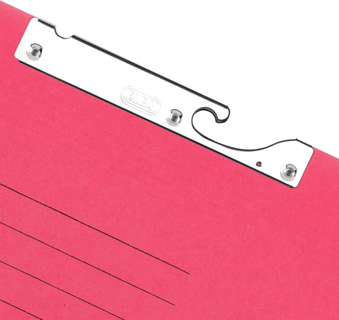 Elba Pendelhefter Zweifalz, A4, Kfm.-und Amtsheftung, Recycling, rot, 25 Stück rot Pendelhefter, Man