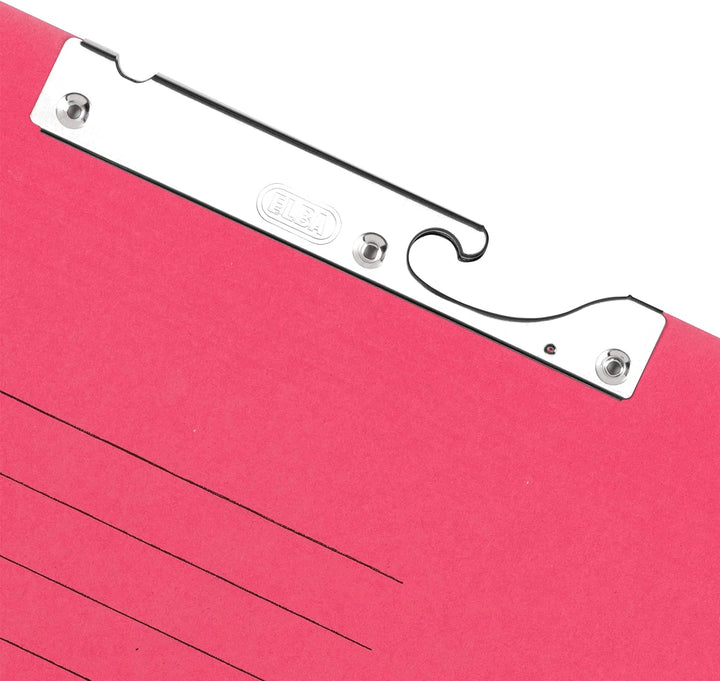 Elba Pendelhefter Zweifalz, A4, Kfm.-und Amtsheftung, Recycling, rot, 25 Stück rot Pendelhefter, Man