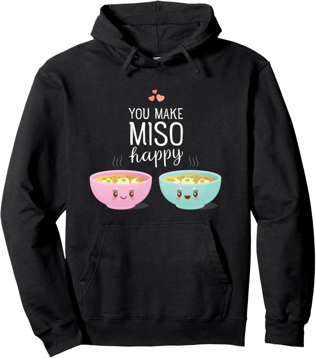 You Make Miso Happy - Valentinstag Liebe Paar Pullover Hoodie