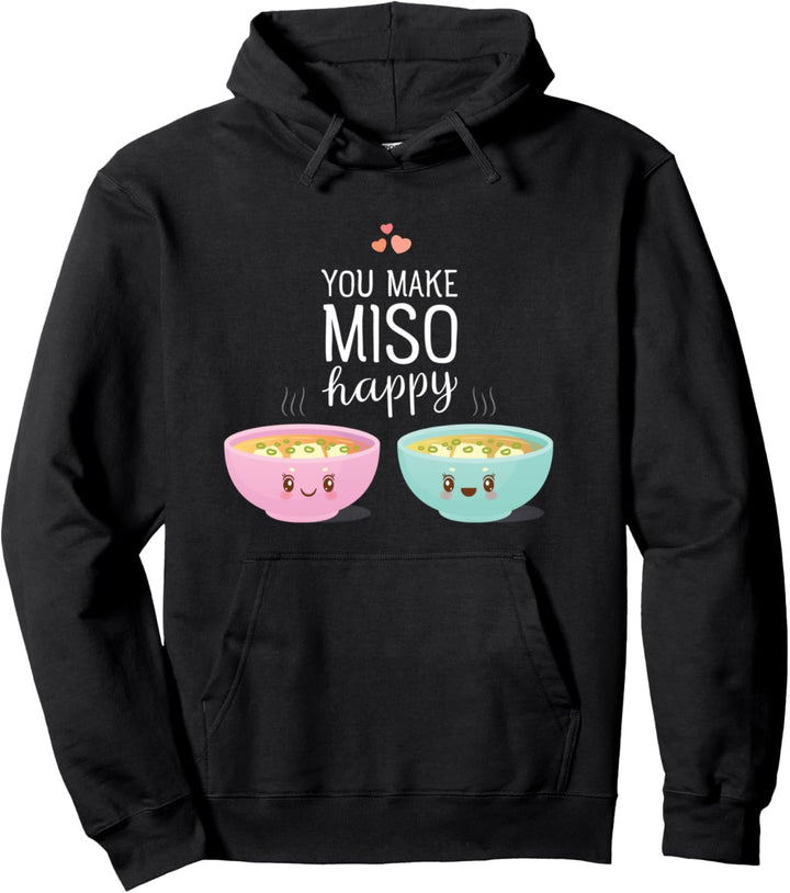 You Make Miso Happy - Valentinstag Liebe Paar Pullover Hoodie