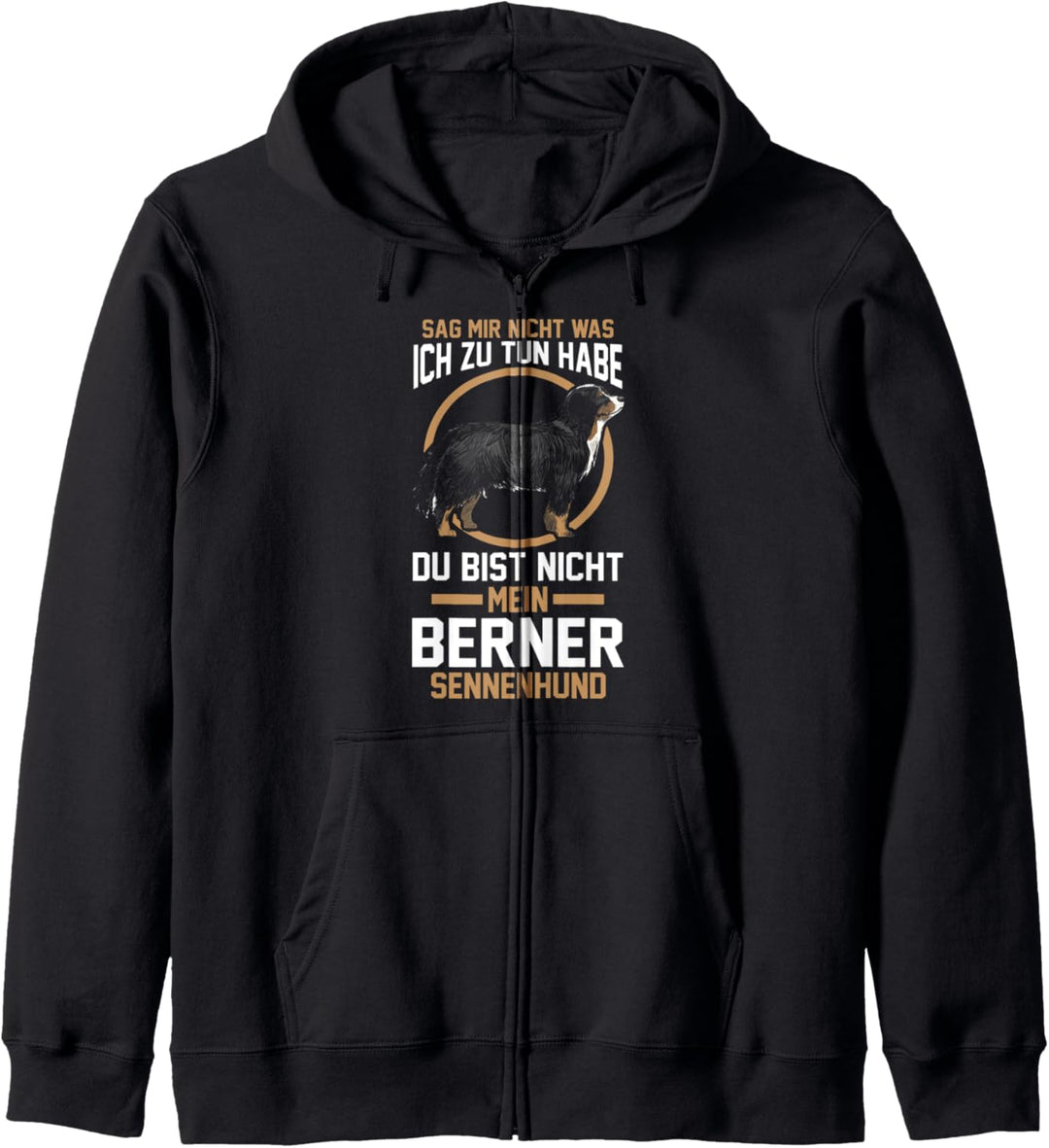 Hunde Hundebesitzer Berner Sennenhund Kapuzenjacke