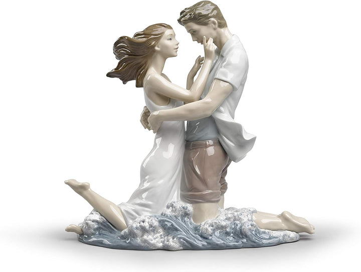 LLADRÓ Paar Figur Der Zauber Der Liebe. Paar. Porzellan.