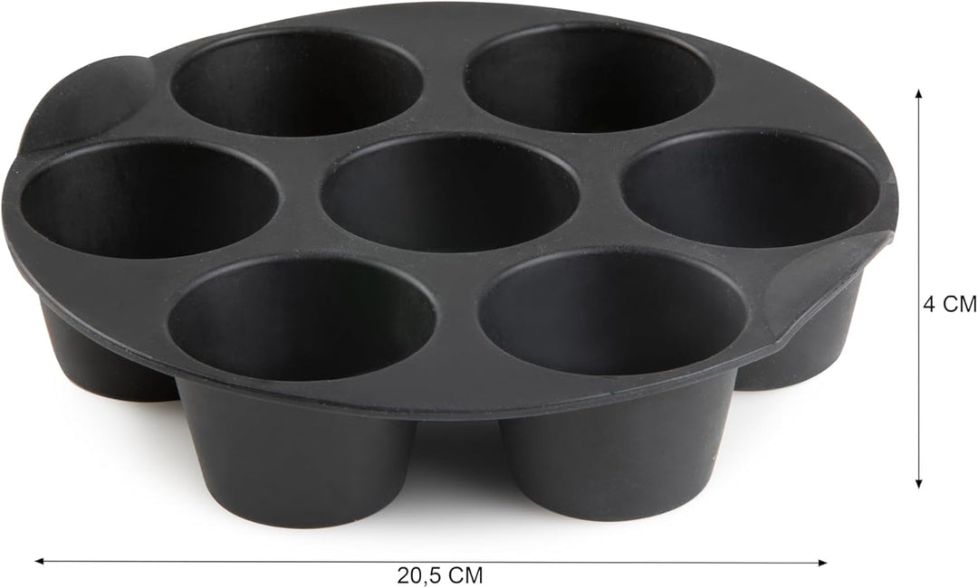 DOMO167 Silikonform für Heissluftfritteuse - 4PCS - Airfryer Zubehör Zubehörset für Heissluftfritteu