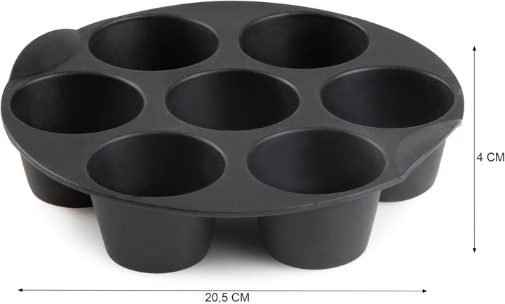 DOMO167 Silikonform für Heissluftfritteuse - 4PCS - Airfryer Zubehör Zubehörset für Heissluftfritteu
