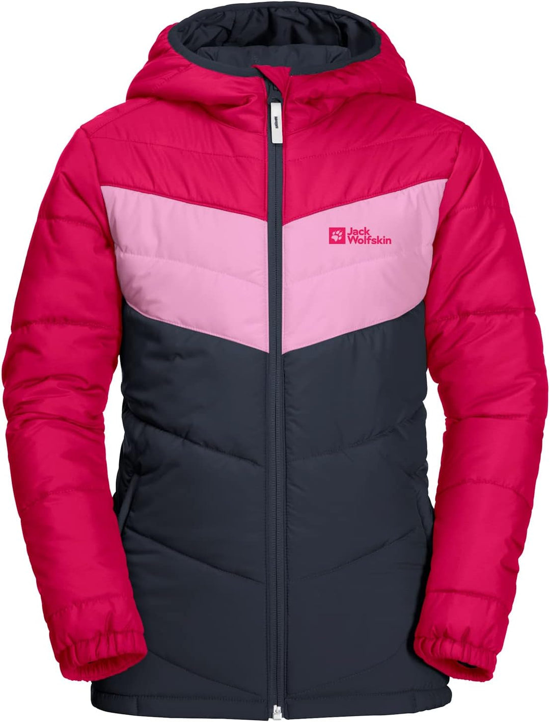 Jack Wolfskin Unisex Kinder Three Hills Jacket Kids THREE HILLS JACKET KIDS Kinder 164 Pink Dahlia,