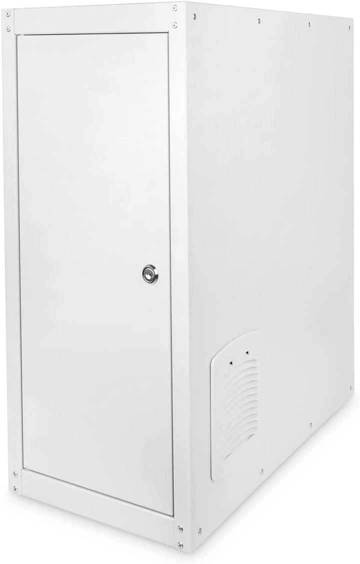 DIGITUS PC-Schrank - IP54 - Abschliessbar - Auf Füssen - Innenabmessungen 575x250x550 mm - Aktive Be