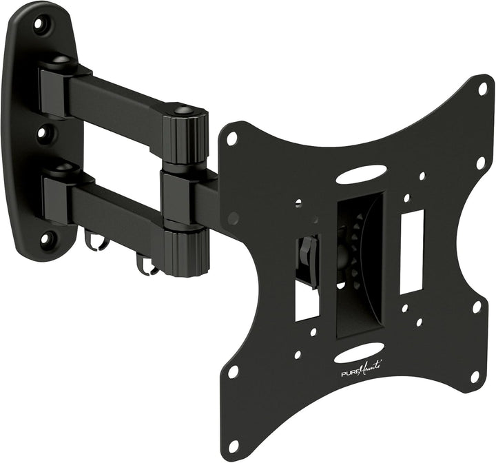 PureMounts PM-Basic2-37 flache Wandhalterung, neigbar, schwenkbar, ausziehbar, f▒r Fernseher / Monit