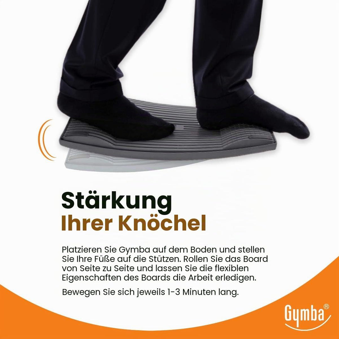 gymba Active Board Steh-Plattform, Gehen während dem Stehen