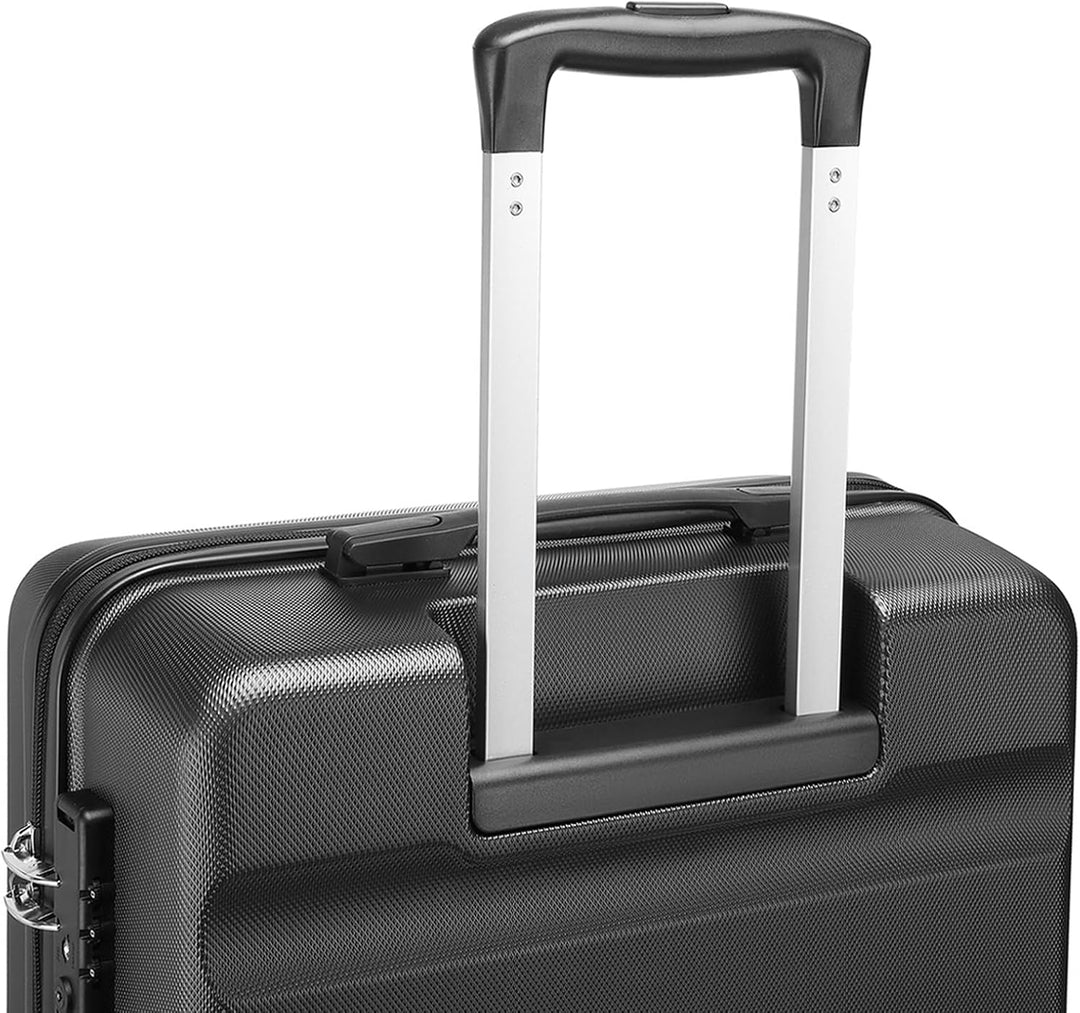 KONO Trolley Koffer Mittelgross Koffer L Hartschalenkoffer Reisekoffer mit Rollen und TSA Schloss Le