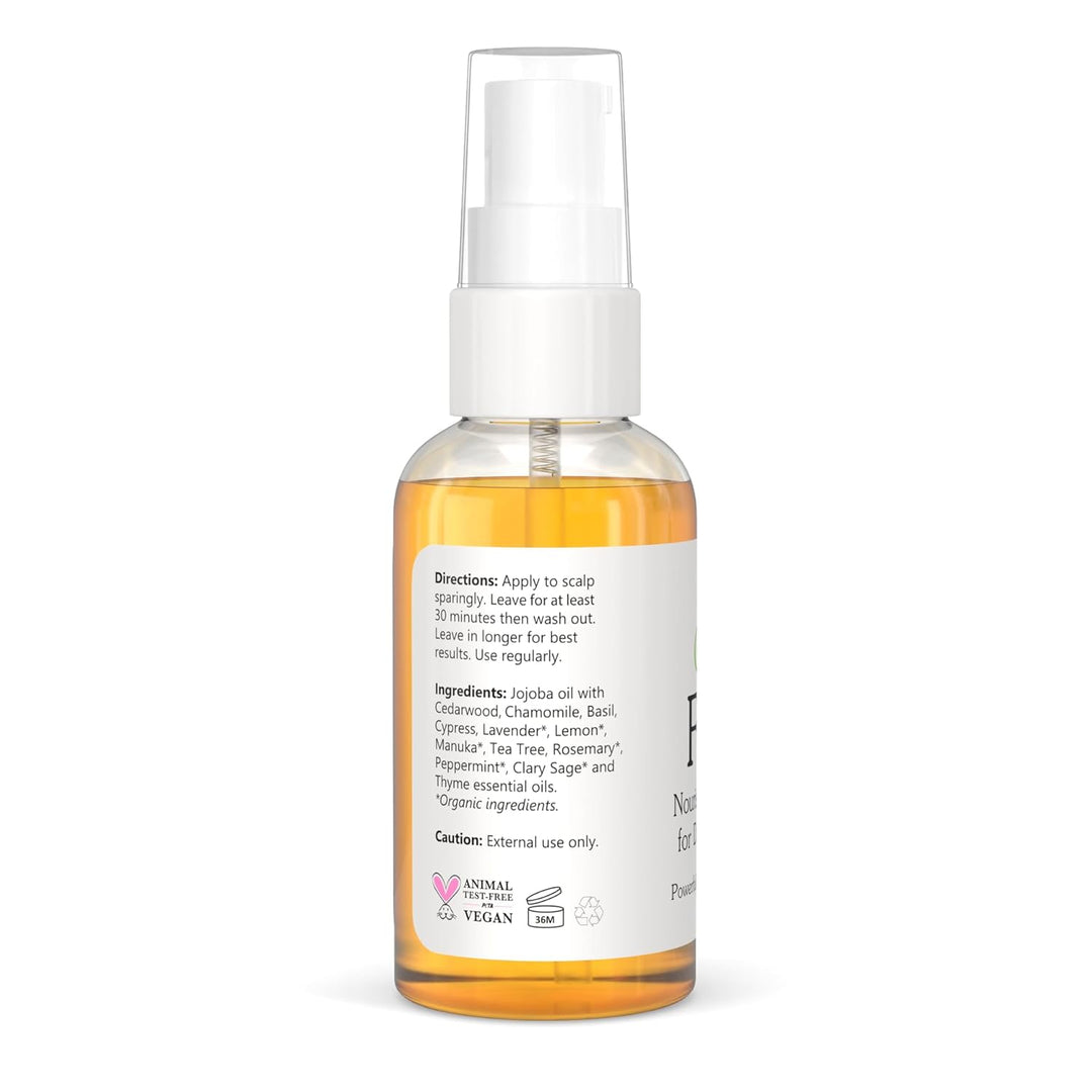 Isabella’s Clearly FREE, Natural Anti Dandruff Oil | Itch Relief for Dry Scalp, Itchy Scalp, Dermati