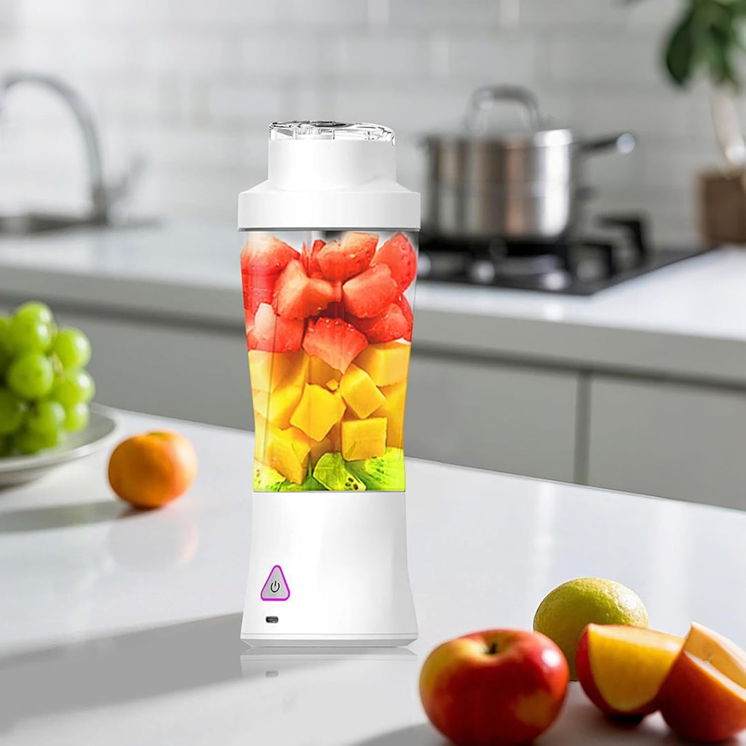 Smoothie Maker,Tragbarer Mixer/Blender 700ml,Leistungsstarker Mini Mixer To Go,6000 mAh Batterie,Por