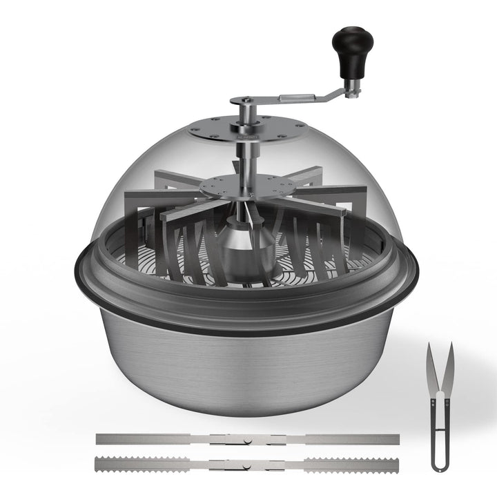 AC Infinity Bud Leaf Bowl Trimmer 40,6 cm, klare Sichtbarkeit Kuppel mit scharfen Edelstahlklingen,