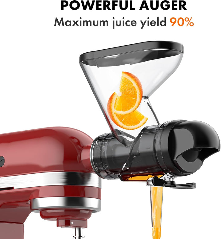 Entsafteraufsatz für KitchenAid Standmixer, Entsafter für Kaltpressen, Entsafteraufsatz mit doppelte
