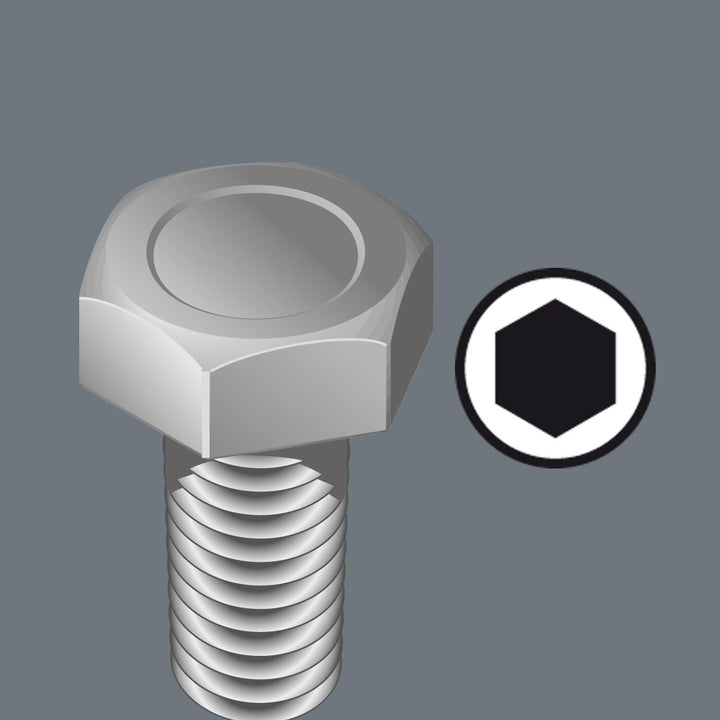 Wera 395 Steckschlüssel-Schraubendreher, 5.5 mm x 125 mm, 05028230001 (Packung mit 2) 5,5 x 125 mm (