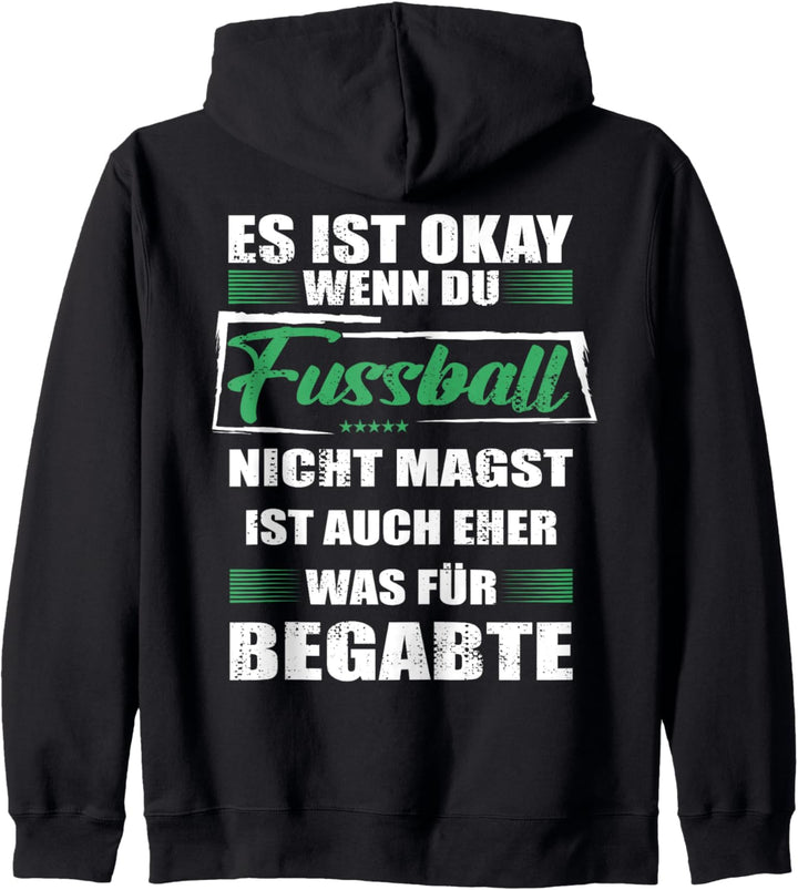 Lustiger Spruch für den Fussballspieler Mann & Frau Fussball Kapuzenjacke