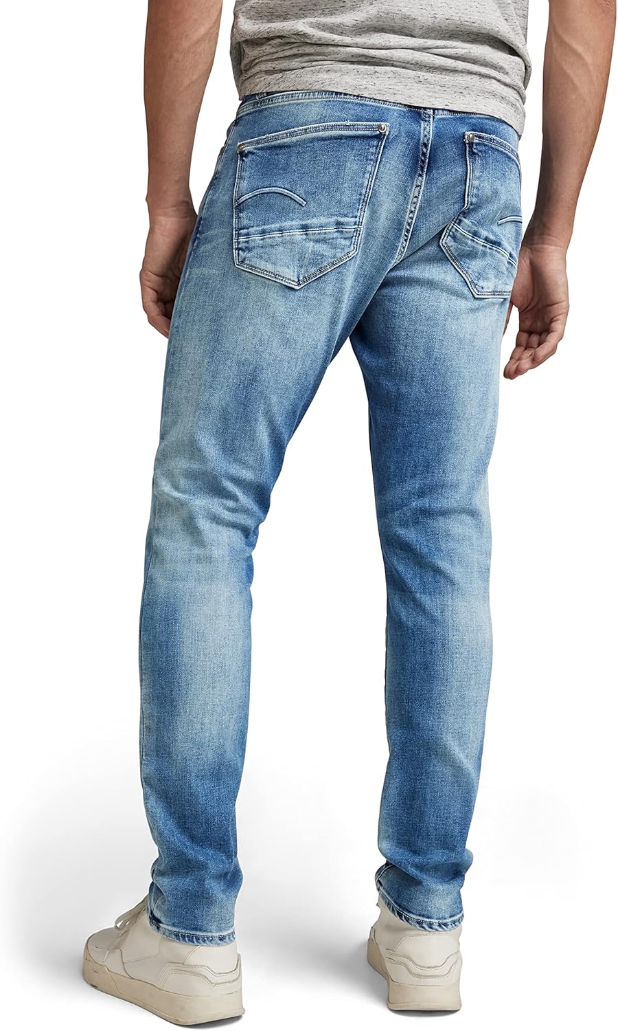 G-STAR Herren Revend FWD Skinny Jeans 38W / 36L Blau (Sun Faded Azurite D20071-c296-b471), 38W / 36L