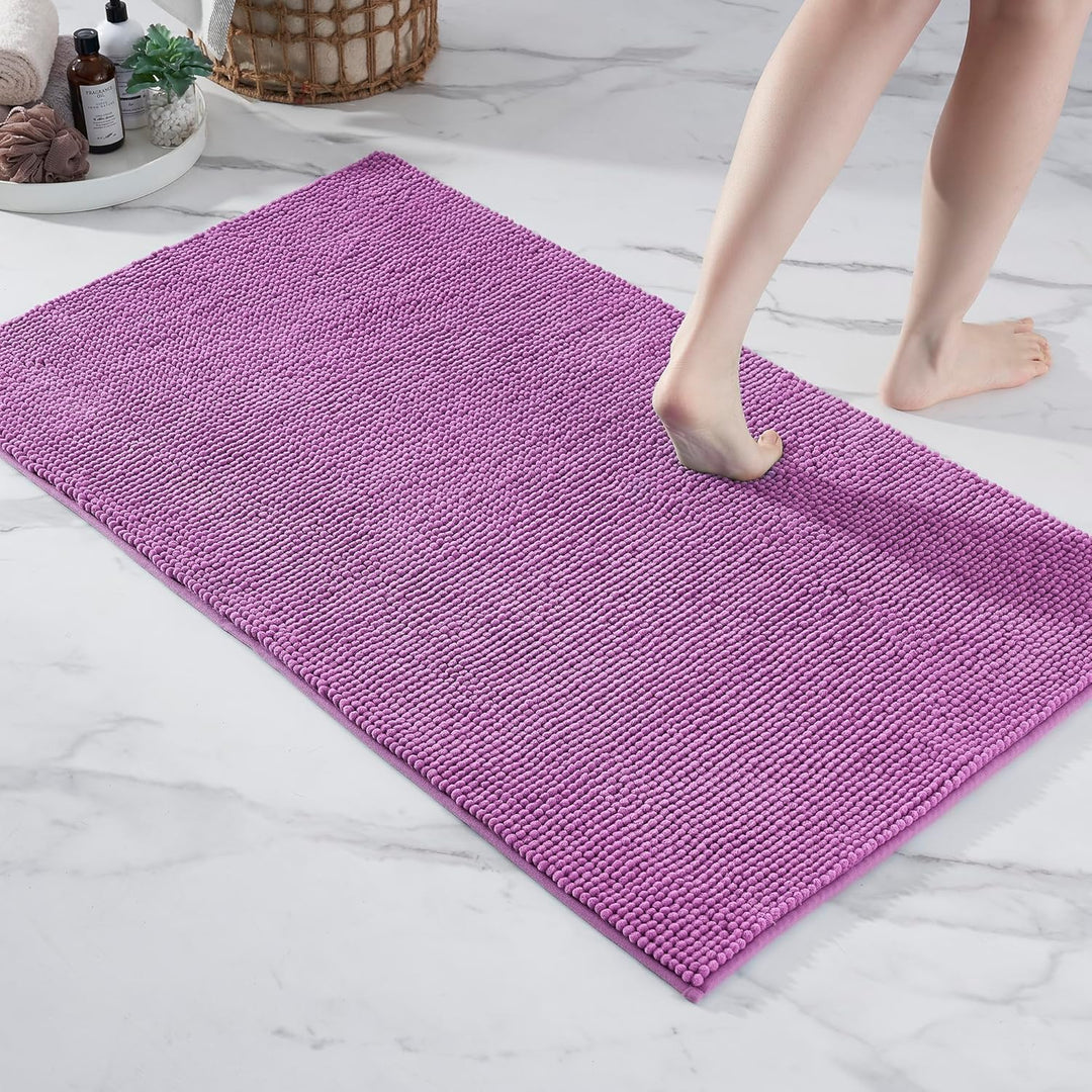 Decomira Badematte rutschfest | Als Badteppich Set kombinierbar | Badezimmer-Teppich Bad-Vorleger wa