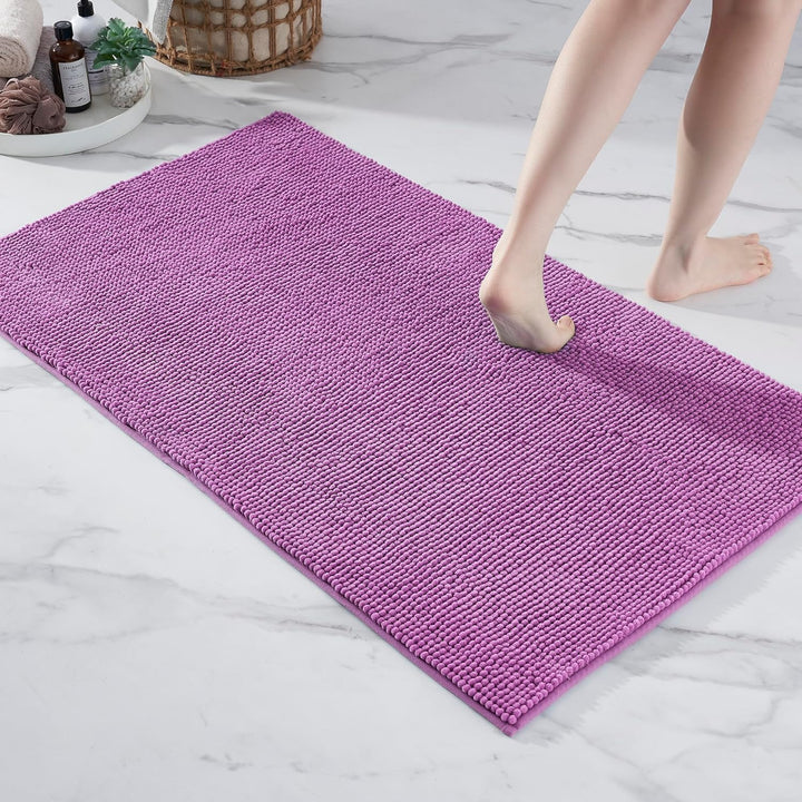 Decomira Badematte rutschfest | Als Badteppich Set kombinierbar | Badezimmer-Teppich Bad-Vorleger wa