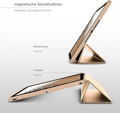 ONEFLOW Hülle kompatibel mit iPad 5/6, Air 1/2, Pro 9.7 - Dünne Schutzhülle mit Ständer und Auto Sch