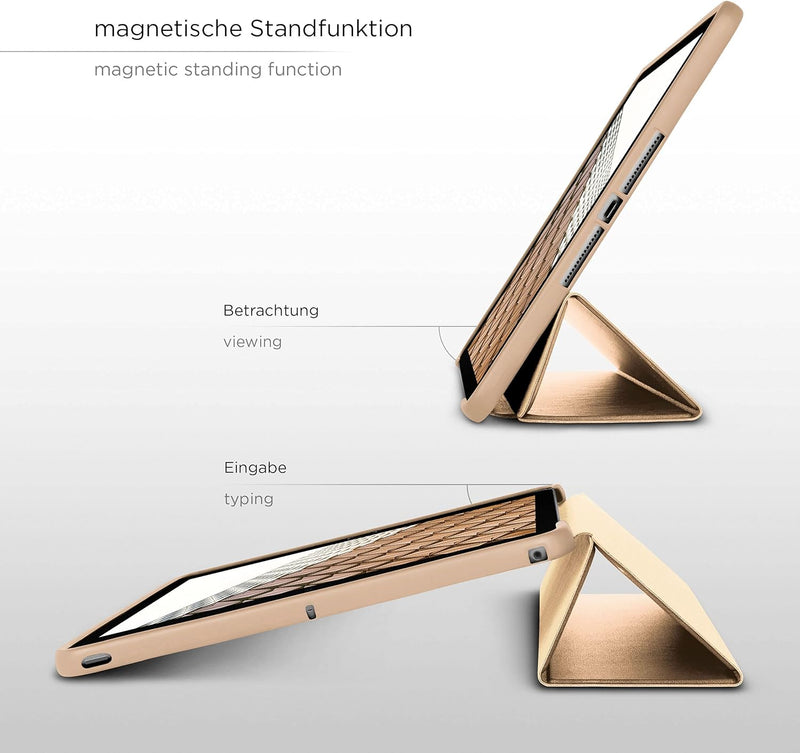 ONEFLOW Hülle kompatibel mit iPad 5/6, Air 1/2, Pro 9.7 - Dünne Schutzhülle mit Ständer und Auto Sch