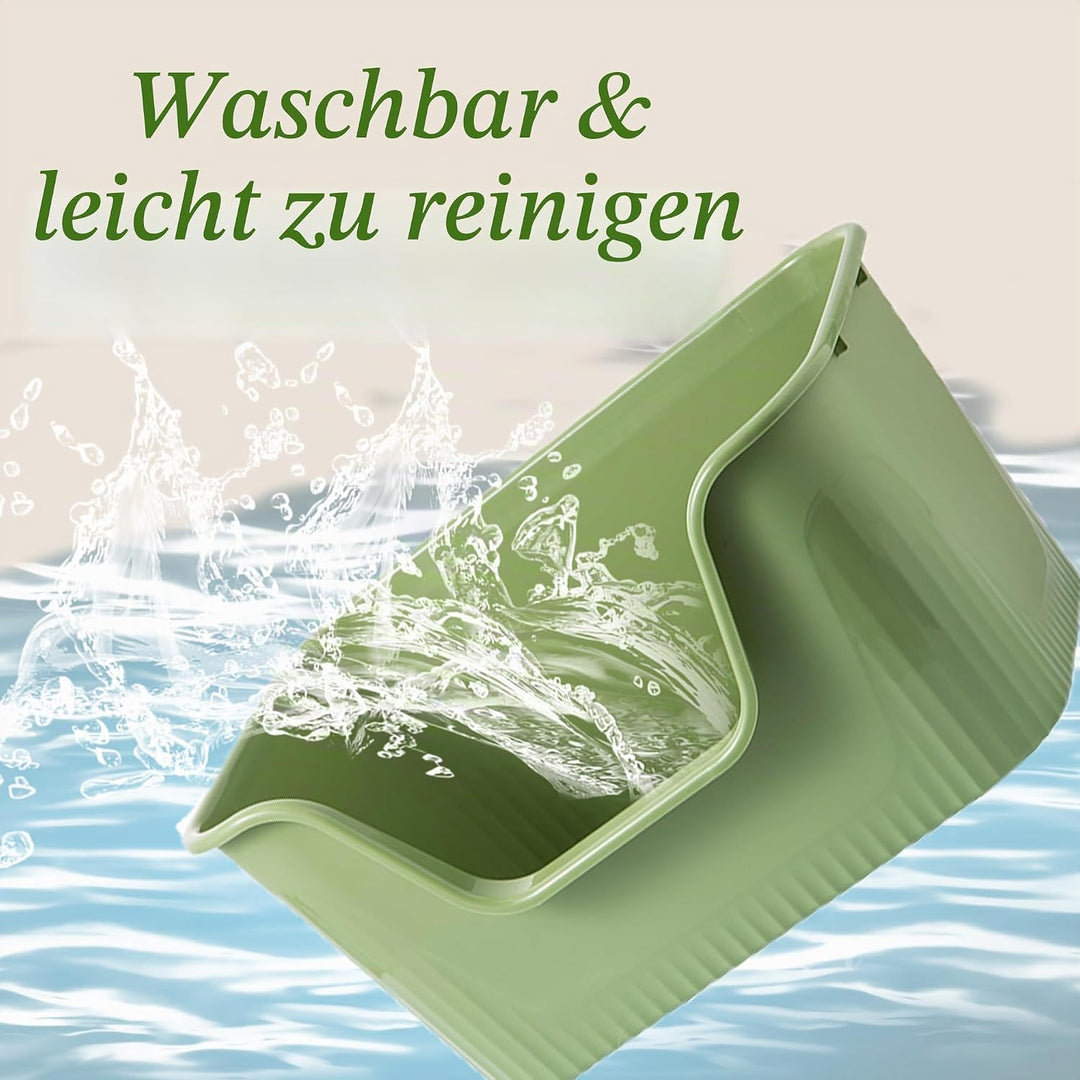 Vealind Offen Katzenklo XL, Katzentoilette Hoher Rand, 55x40x26cm Gross Katzenklo, katzentoiletten E