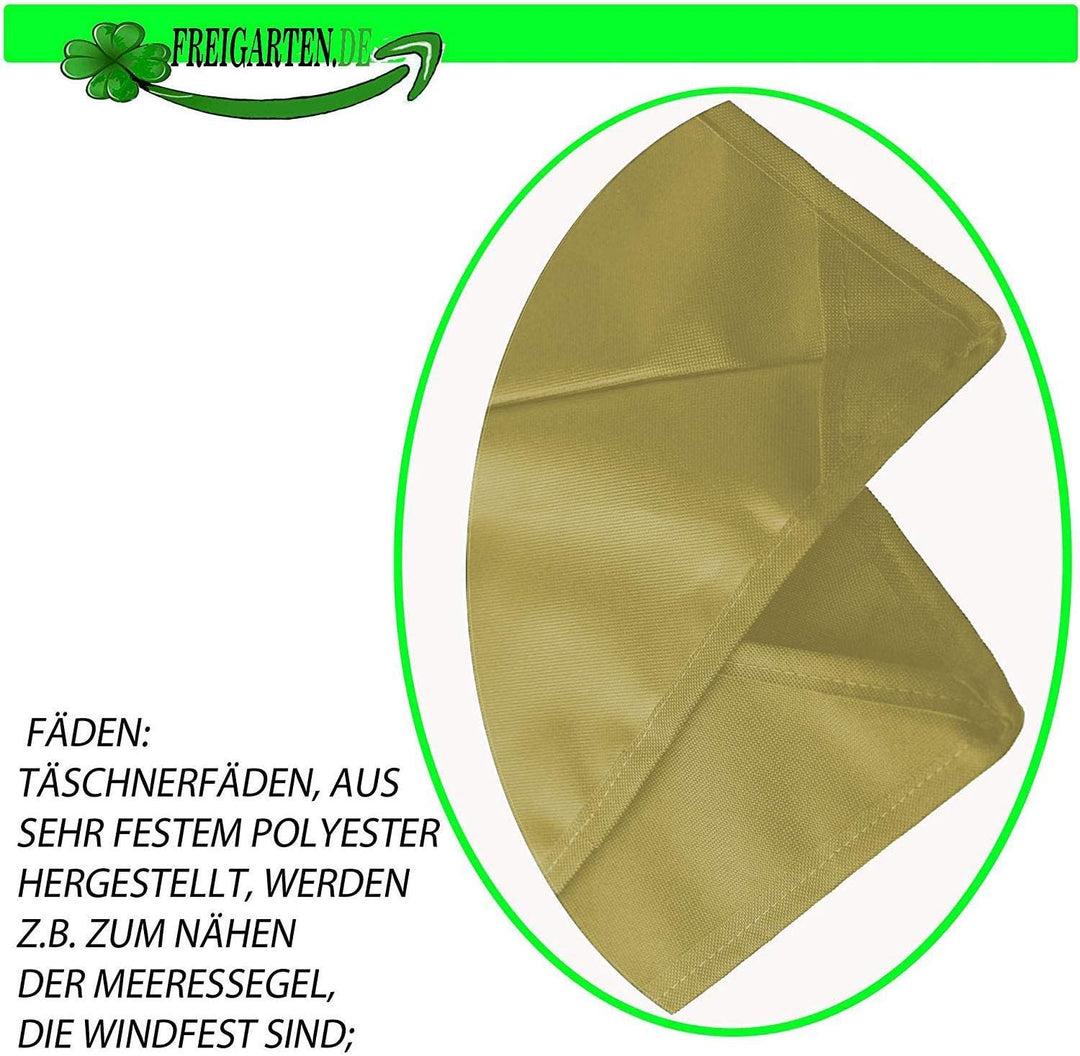 freigarten.de Ersatzdach für Pavillon 3x4m Pavillondach Gartenpavillondach Pavillonabdeckung Sand An