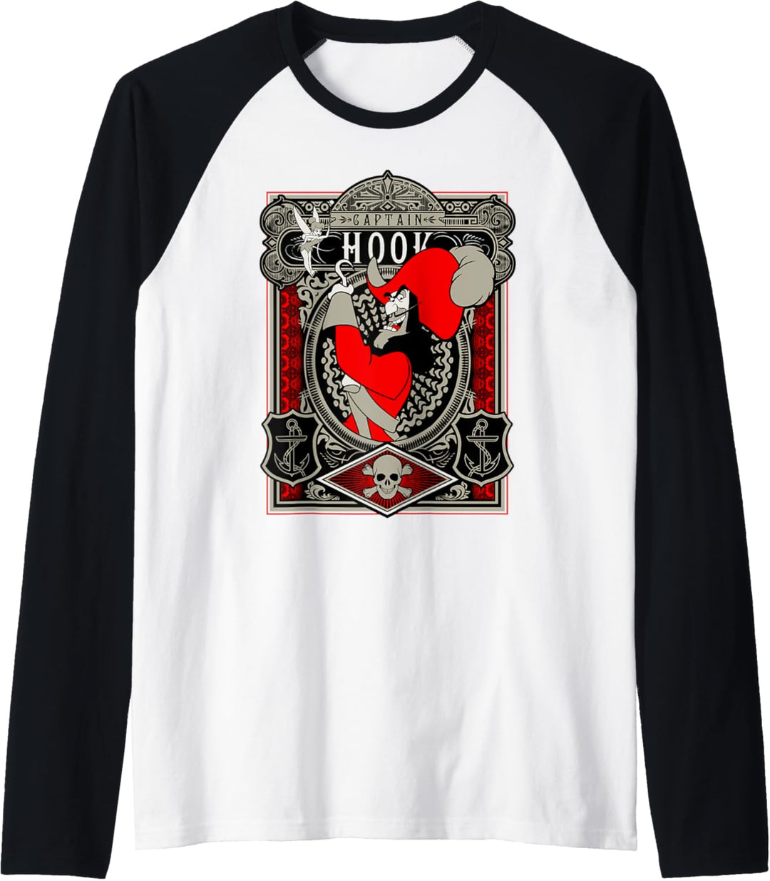 Disney Peter Pan Captain Hook Poster Raglan