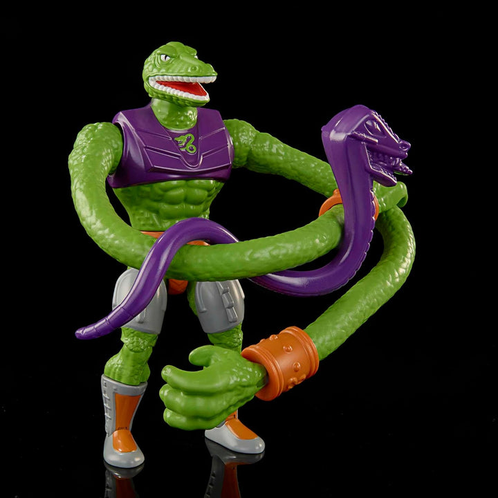 MASTERS OF THE UNIVERSE Snake Men Sssqueeze - Schlangenmensch Bösewicht mit beweglichen 18 cm grosse