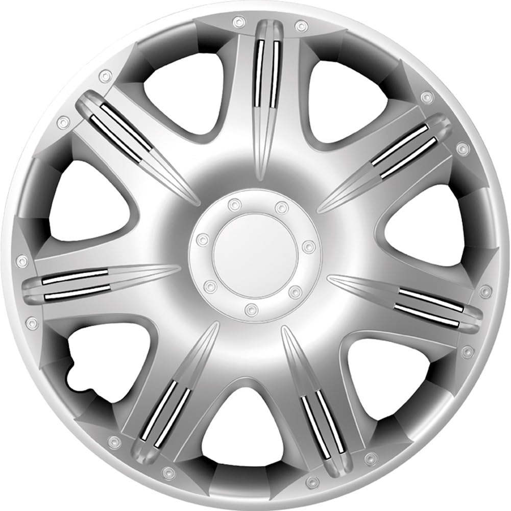 AUTO-STYLE Satz Radzierblenden Opus 16-Zoll Silber 16-inch, 16-inch