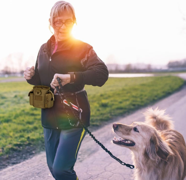 DONGKER Trainingstasche für Hunde, wasserdichte Hunde Leckerlibeutel, Multifunktional Leckerlitasche
